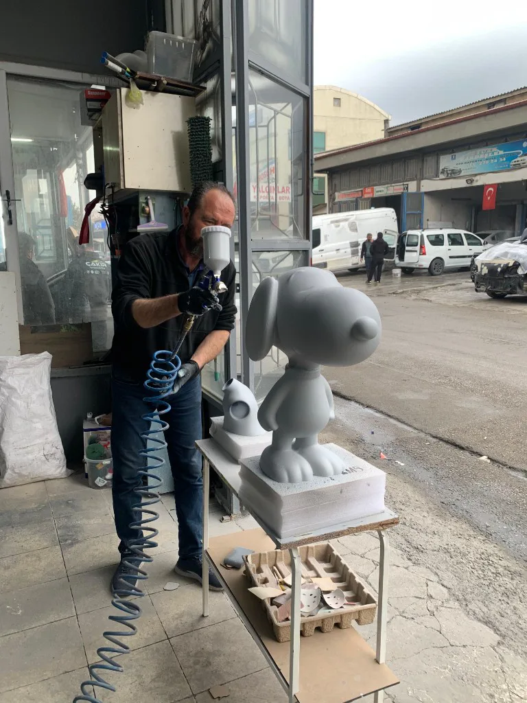 Karakter formunda spray astar — Kaplüks