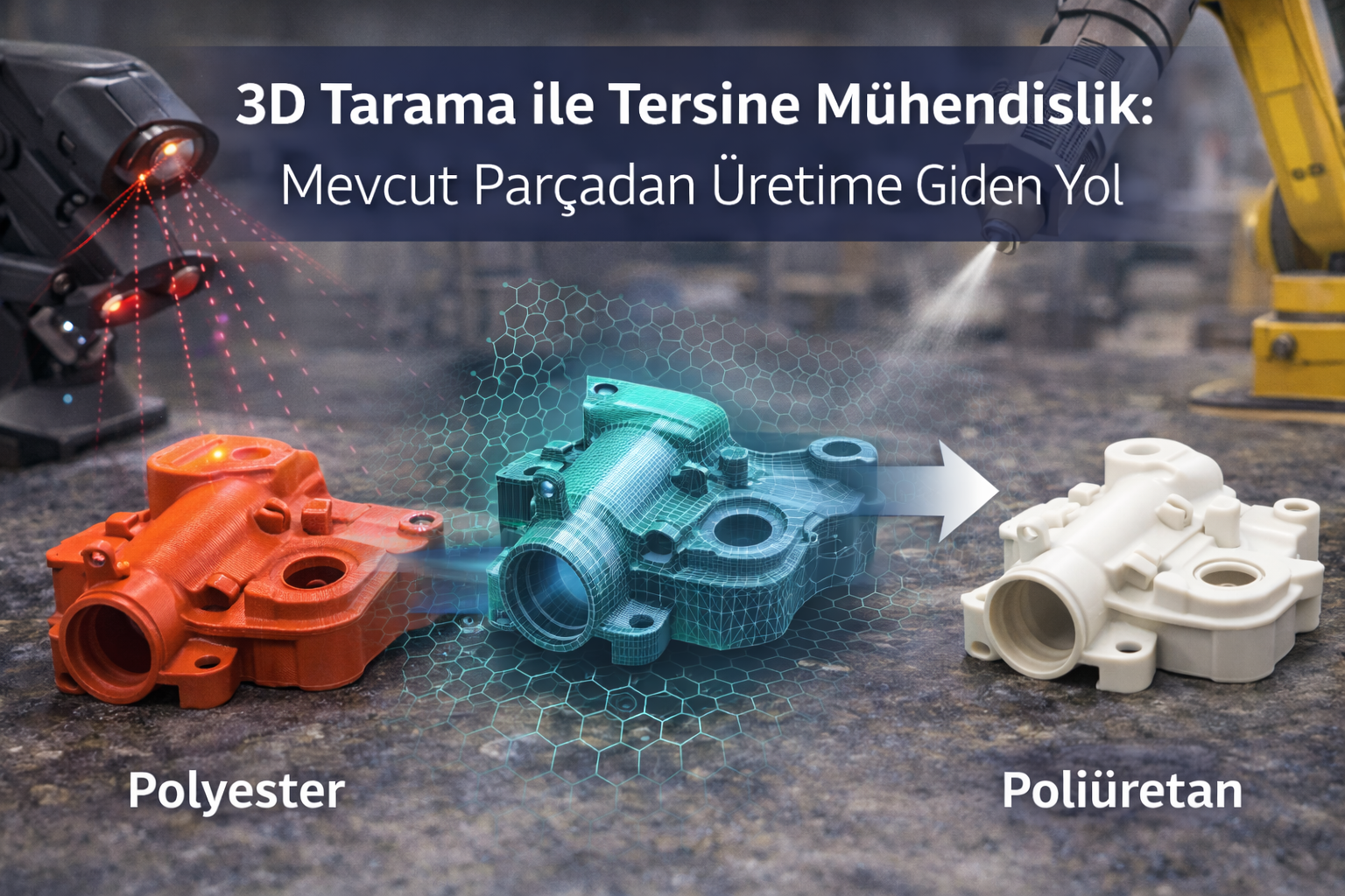 3D Tarama ile Tersine Mühendislik: Mevcut Parçadan Üretime Giden Yol
