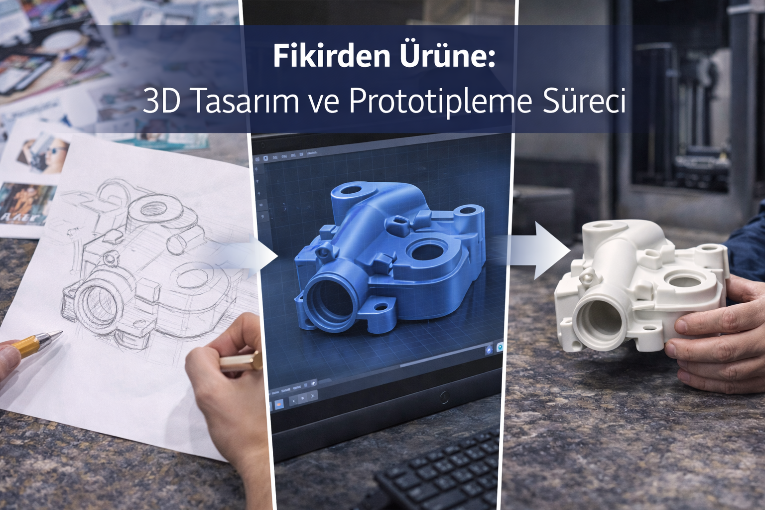 Fikirden Ürüne: 3D Tasarım ve Prototipleme Süreci