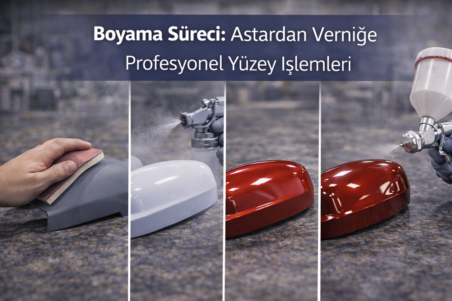 Boyama Süreci: Astardan Verniğe Profesyonel Yüzey İşlemleri