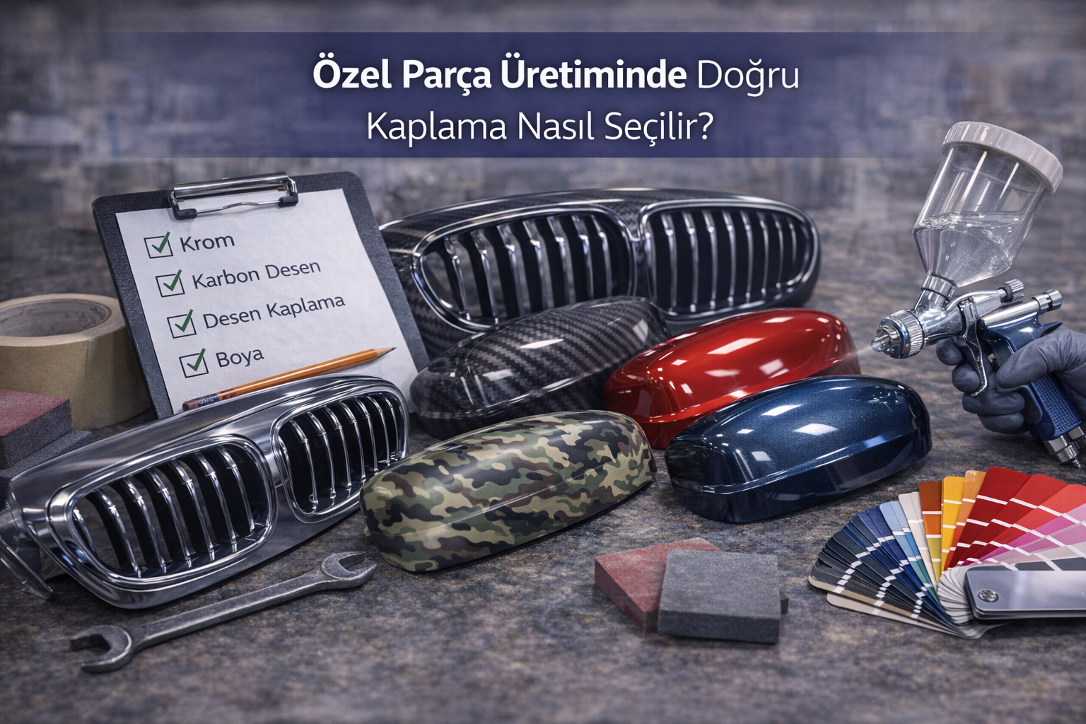 Özel Parça Üretiminde Doğru Kaplama Nasıl Seçilir?
