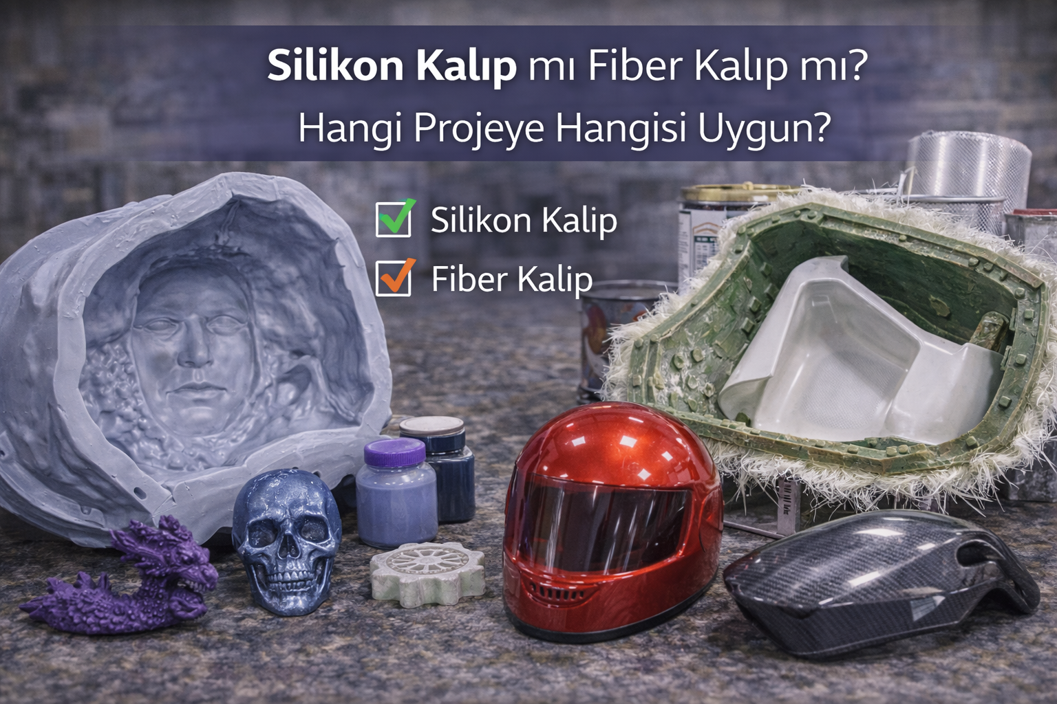 Silikon Kalıp mı Fiber Kalıp mı? Hangi Projeye Hangisi Uygun?