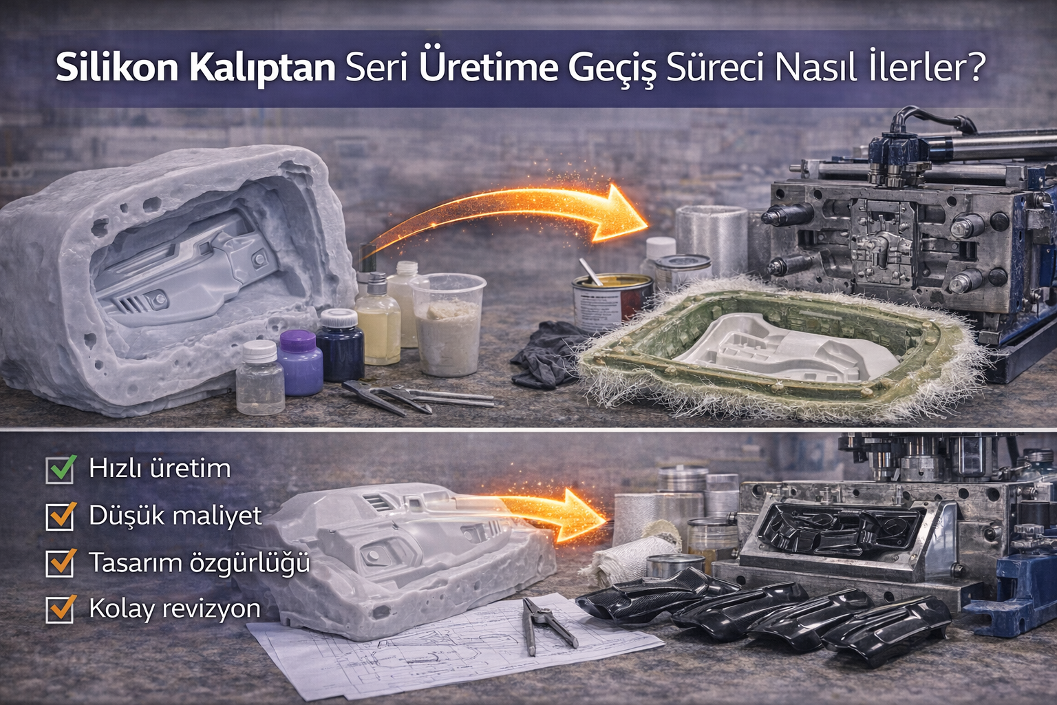 Silikon Kalıptan Seri Üretime Geçiş Süreci Nasıl İlerler?