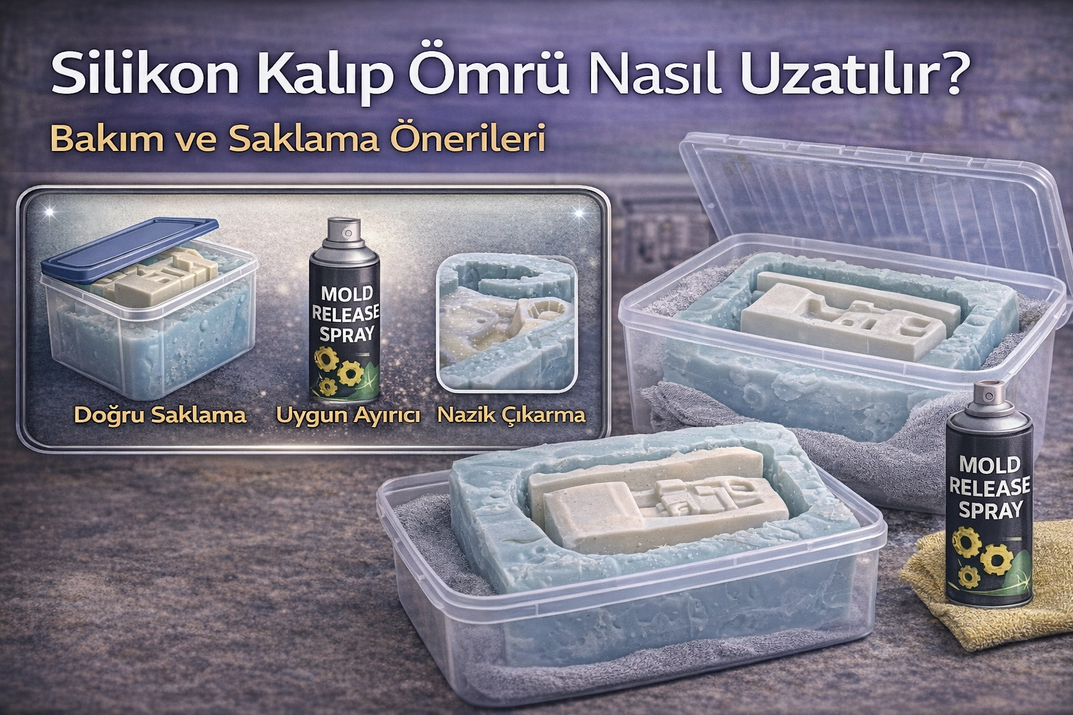 Silikon Kalıp Ömrü Nasıl Uzatılır? Bakım ve Saklama Önerileri